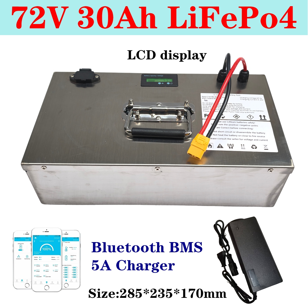 72V 30Ah Lifepo4 Battery Pack - Upgraded 72V 30Ah 20Ah Lifepo4 battery