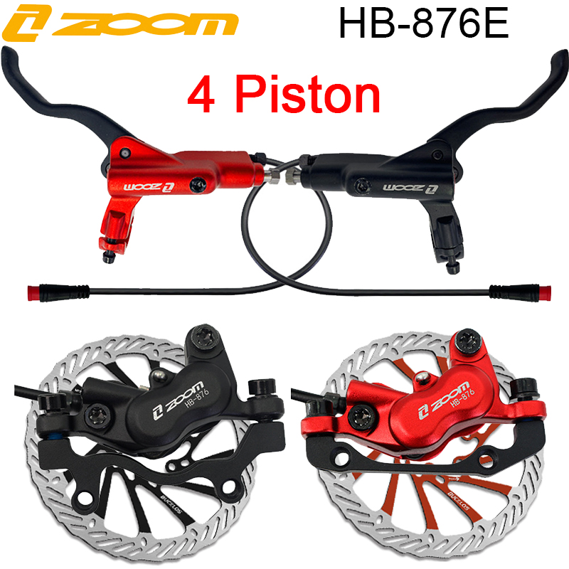 Zoom Hydraulic Brake 4 Piston E-Scooter - ZOOM HB-876E Electric Bicycle Disc Brake