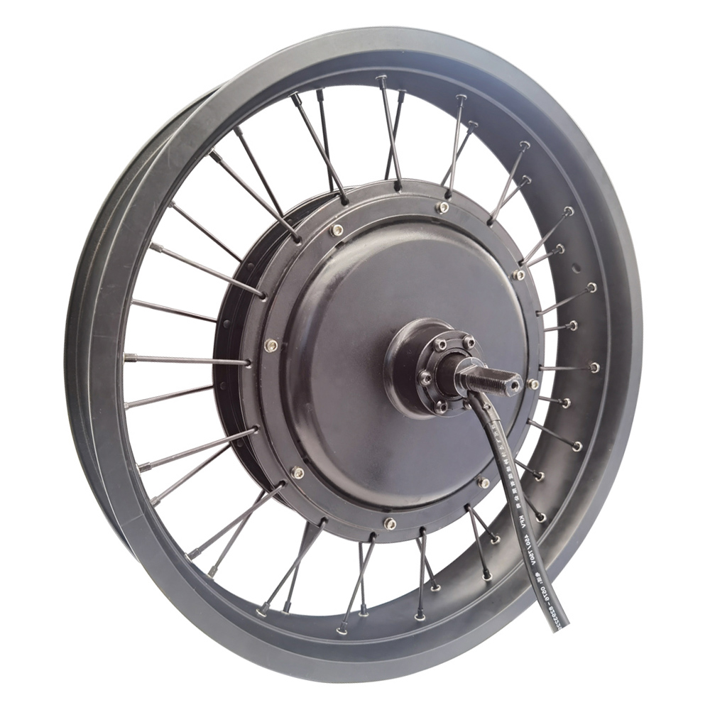 60V 5000W Brushless Hub Motor - High Power 20 Inch Brushless Gearless