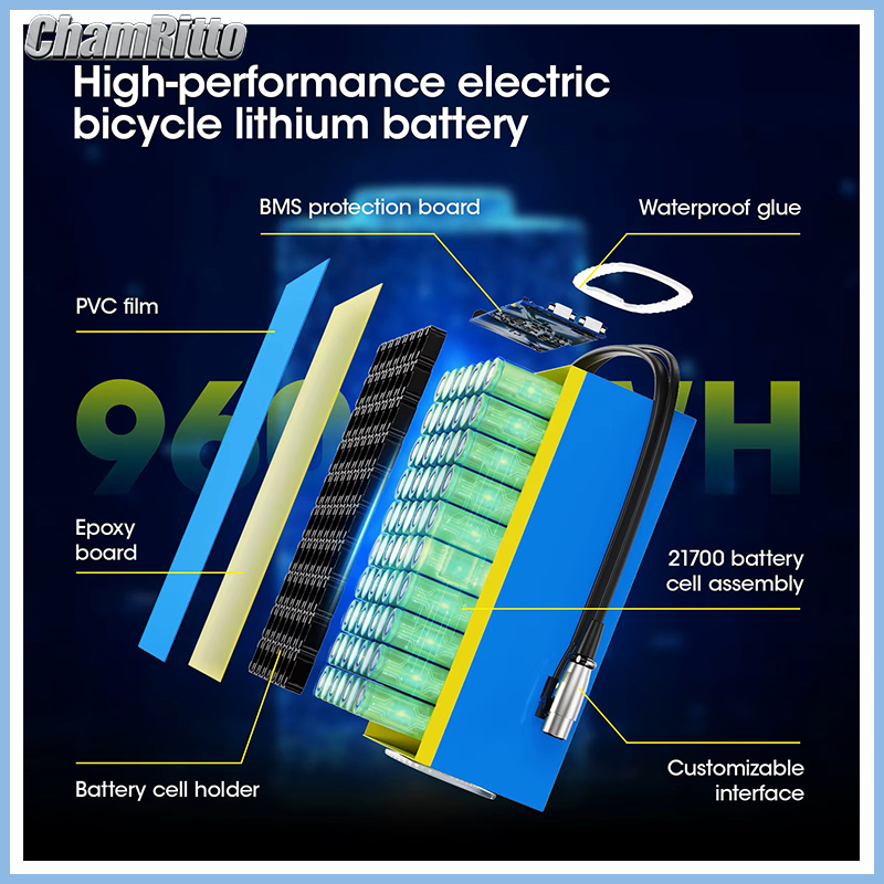 48V 52V Electric Bicycle chamr - 60V 30Ah 21700 Battery Pack 评论和价格