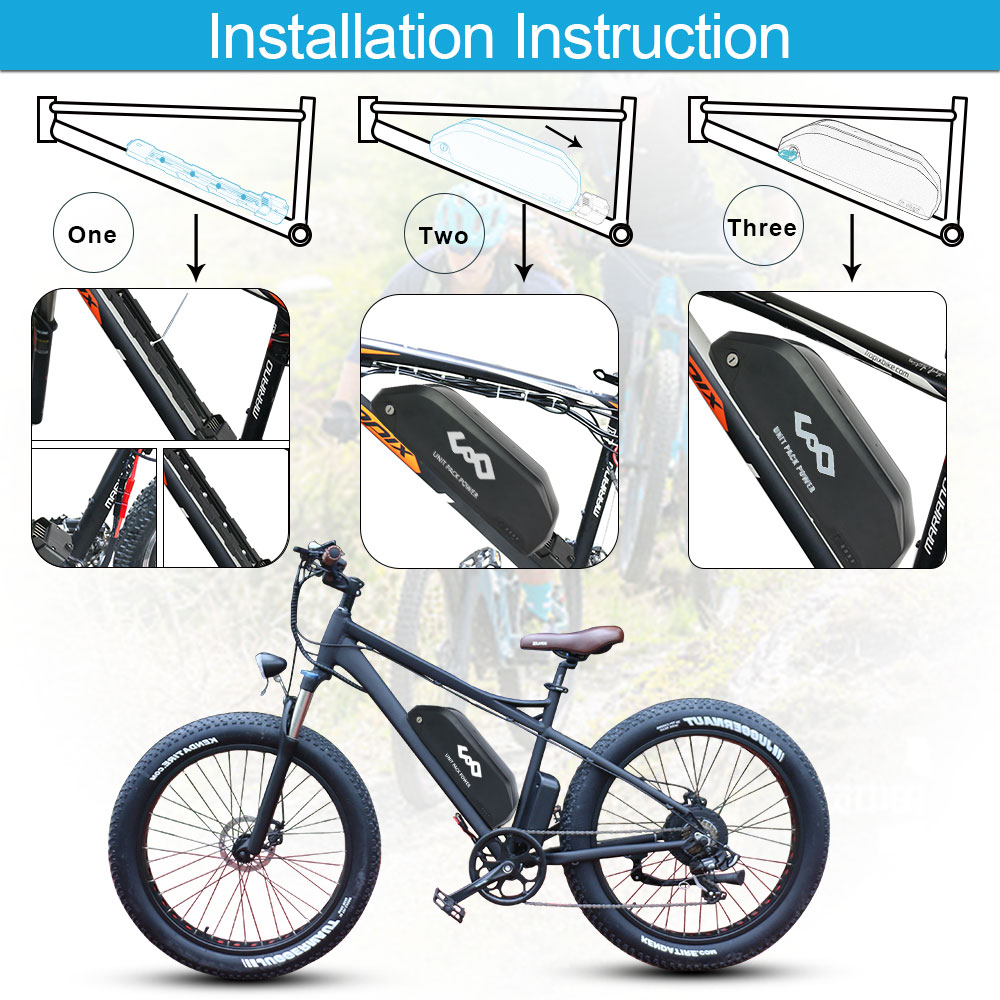 52V 25AH  Downtube EBike Batte - 60V 30Ah 21700 Battery Pack 评论和价格